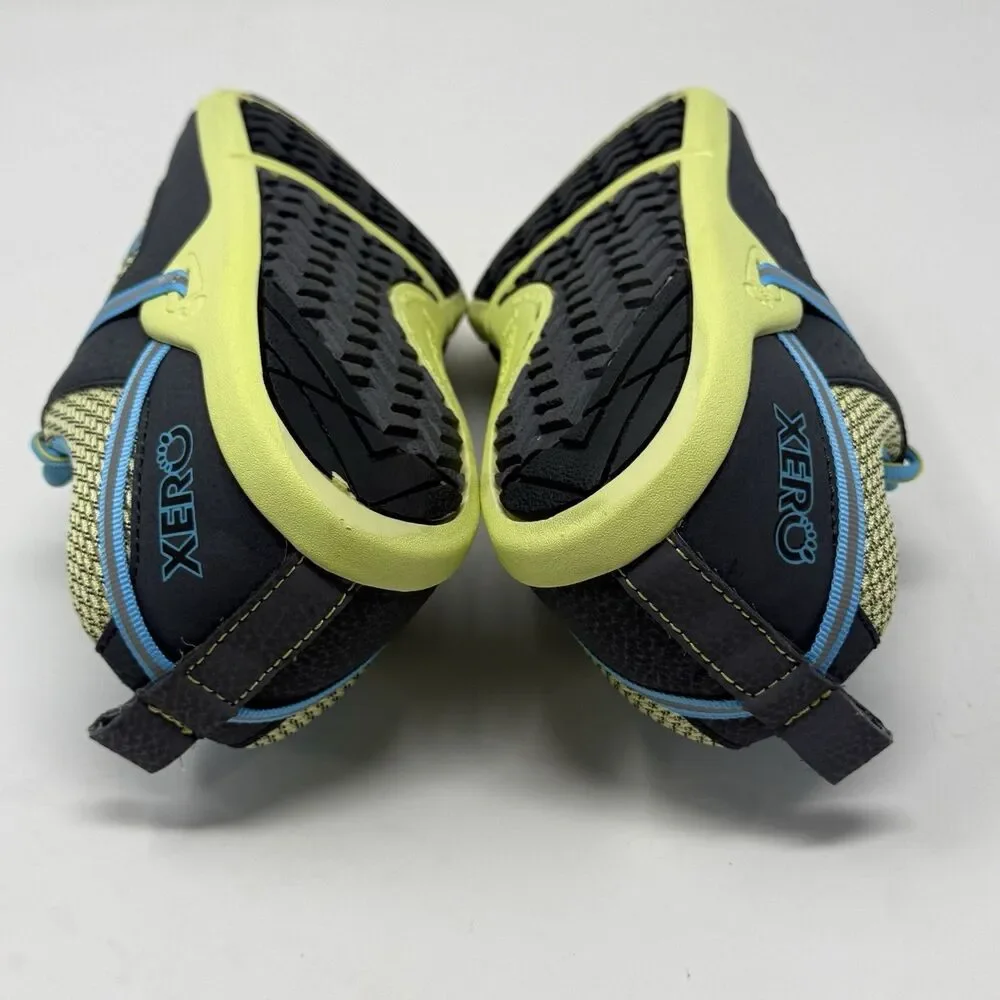 Xero Ipari Prio Barefoot Shoes Womens 8.5 Blue Citron Minimalist Sneakers